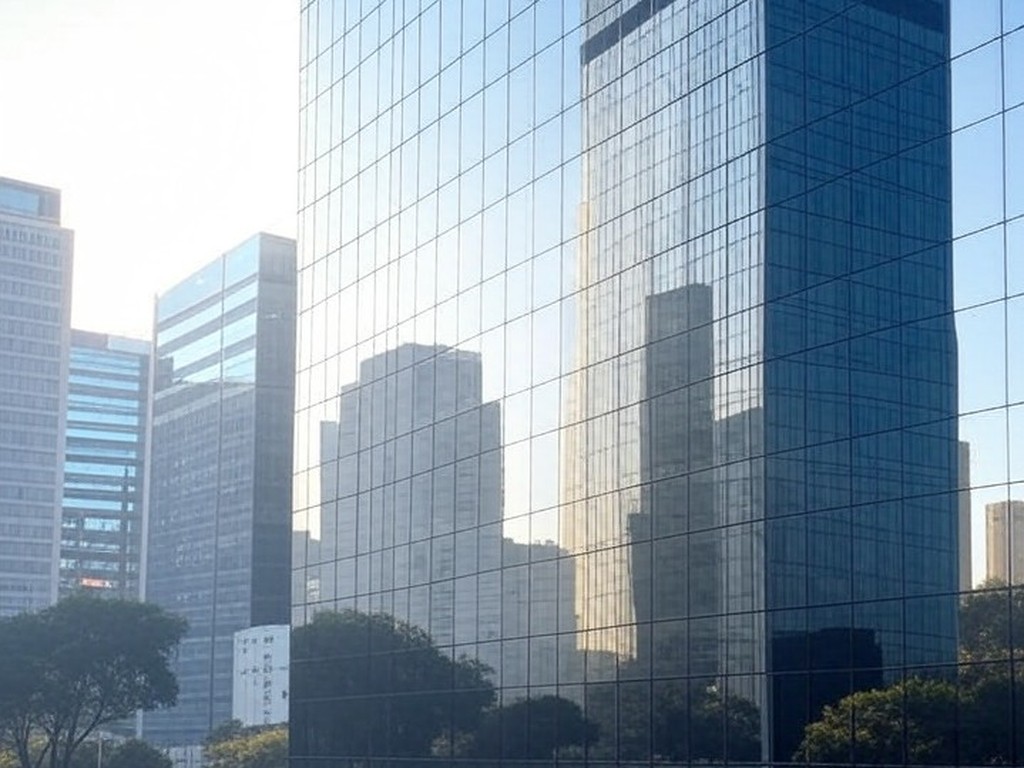 Edifício corporativo em São Paulo representando aprovação de dividendos da BRF à Marfrig no setor de alimentos.