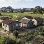 Comunidade quilombola em Viamão com plantações durante prova piloto do Censo Agropecuário do IBGE