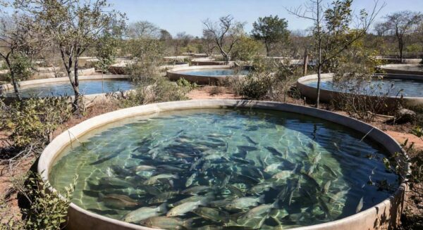 Piscicultura de tilápias em tanques no Tocantins com cultivo sustentável