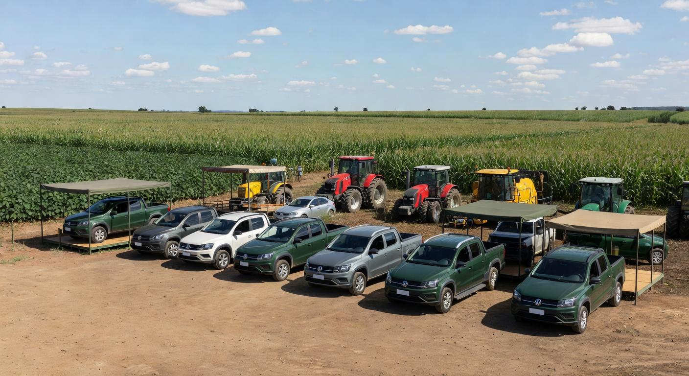Trio Agro Volkswagen traz eficiência, robustez e desempenho. — Foto: Volkswagen/Divulgação