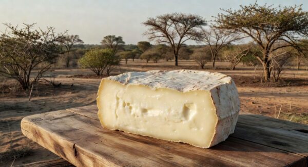 Produto tem coloração branca, textura macia e quebradiça e sabor que remete à mistura entre o italiano parmesão e o espanhol manchego — Foto: Divulgação/Pule Cheese