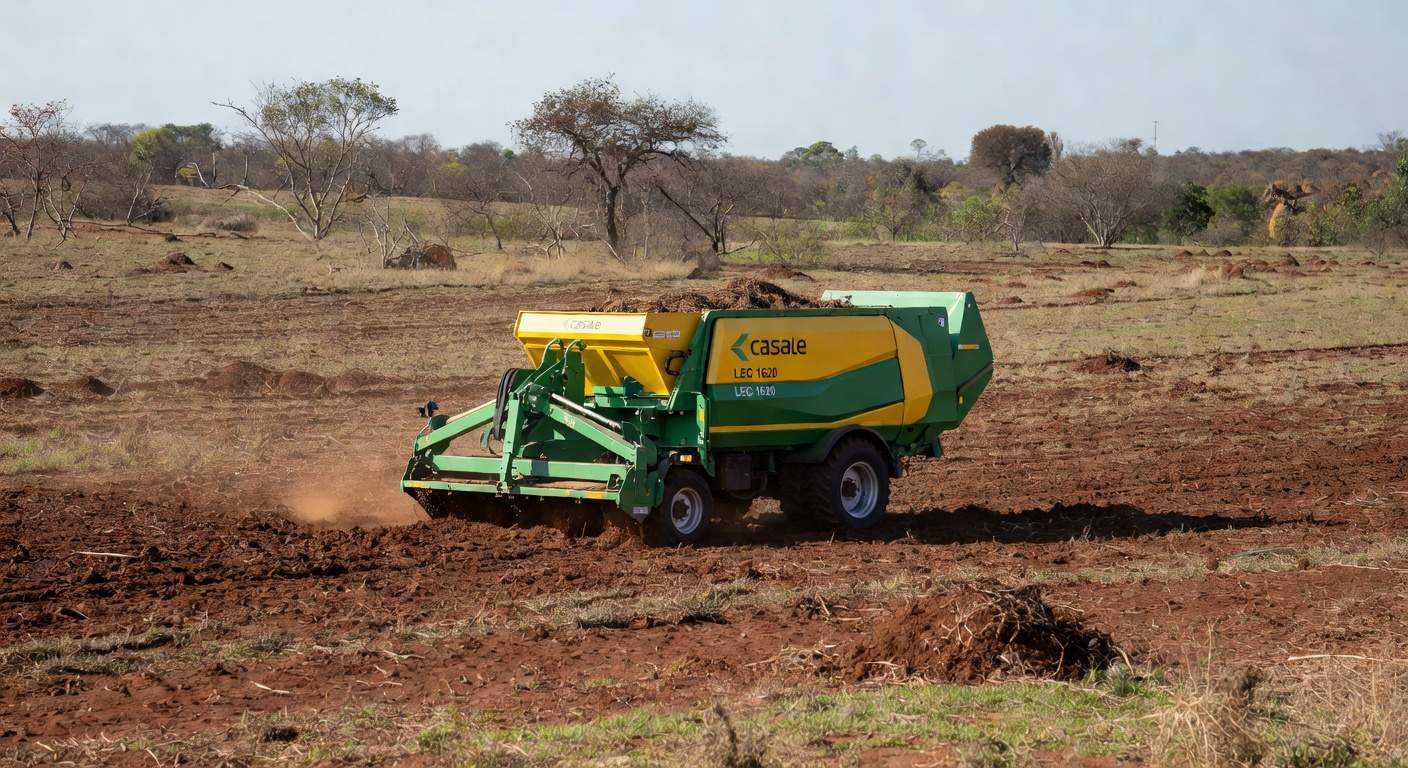 Distribuidor de resíduos orgânicos LEC 1620 da Casale na AgroBrasília