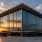 Fachada do Banco Central do Brasil ao entardecer simbolizando alta nas taxas de juros