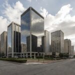 Distrito financeiro no Brasil representando o setor de serviços