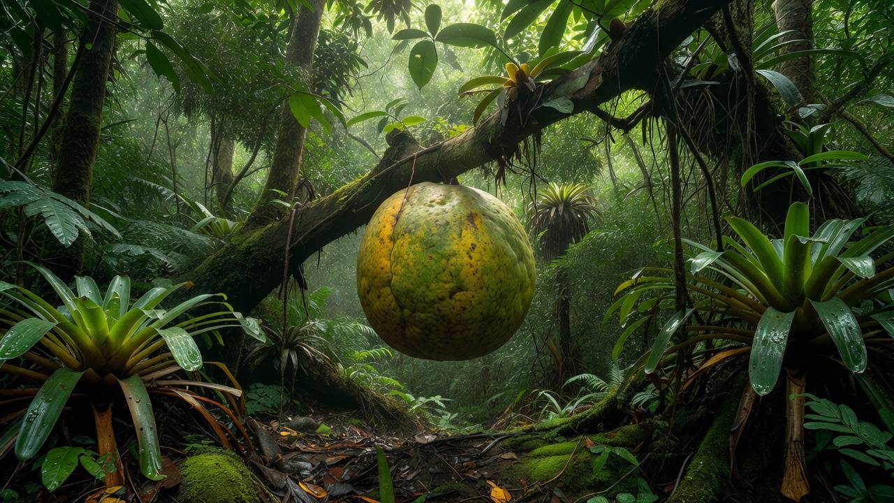 Gabiroba gigante é fruto endêmico da Mata Atlântica e pode ser encontrado em alguns locais na Região Serrana do Espírito Santo — Foto: Adenilson Panzini