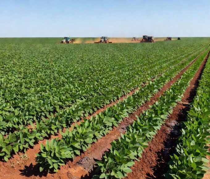 Lavoura de soja no Brasil com custos de plantio elevados por hectare