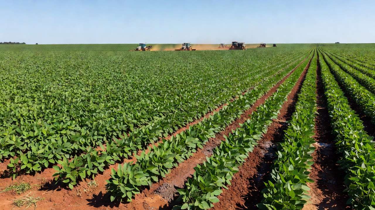 Lavoura de soja no Brasil com custos de plantio elevados por hectare