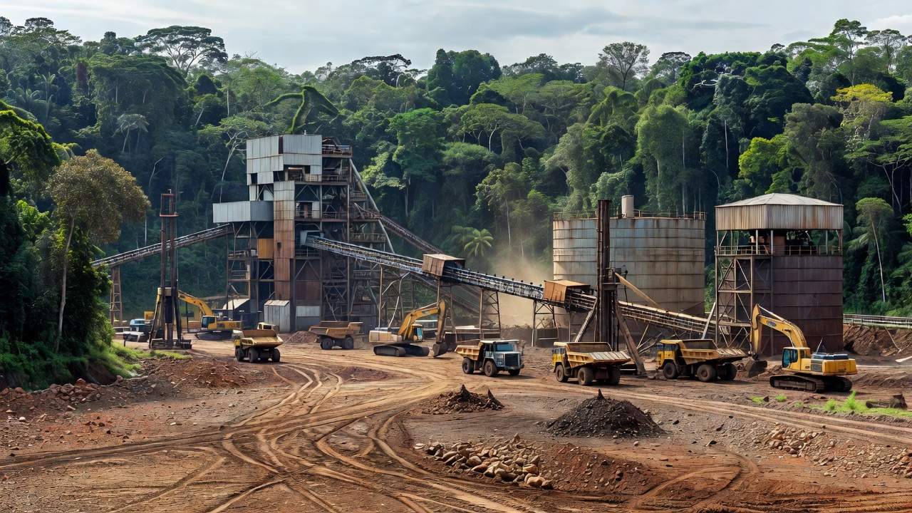 Desenho do projeto da Brazil Potash em Autazes, no Amazonas — Foto: Brazil Potash/Divulgação