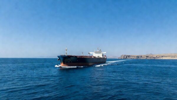 Navio petroleiro no mar perto de Omã após ataque e alta nos preços do petróleo