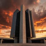 Edifício do Banco Central do Brasil ao pôr do sol, simbolizando propostas do FMI sobre juros