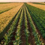 Campos de trigo, milho e soja no Brasil com contratos recuando na CBOT