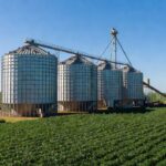 Silos de armazenagem de grãos em Sorriso, Mato Grosso