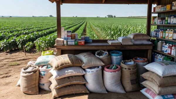 Balcão do Agro com insumos agrícolas em campanha da COPLACANA