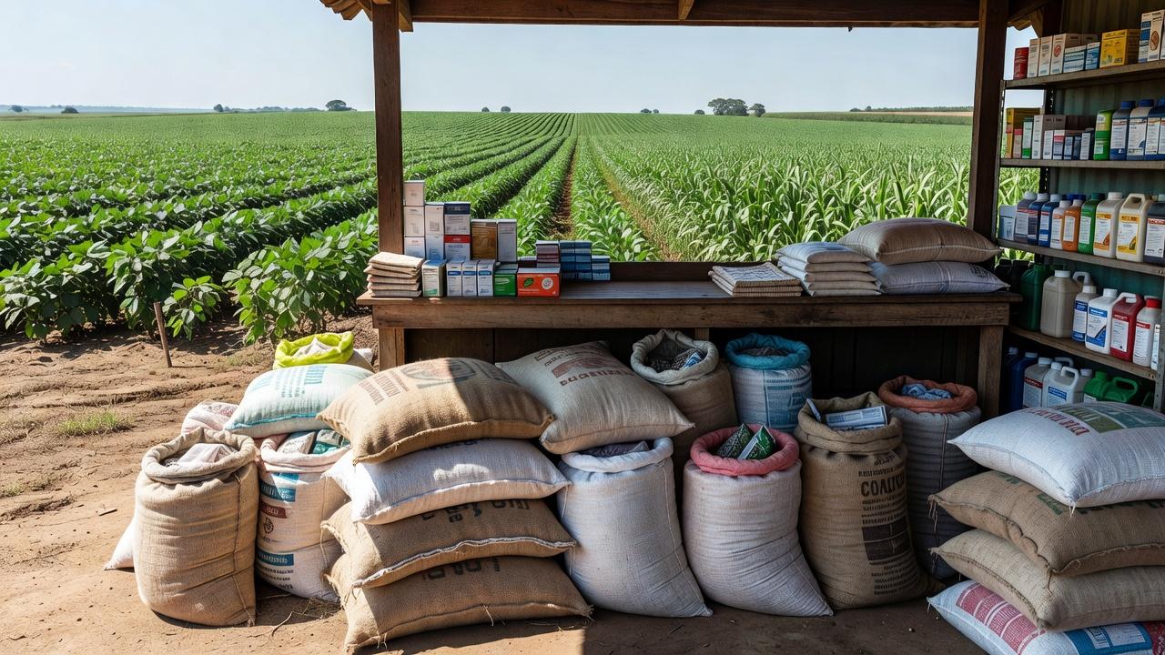 Balcão do Agro com insumos agrícolas em campanha da COPLACANA