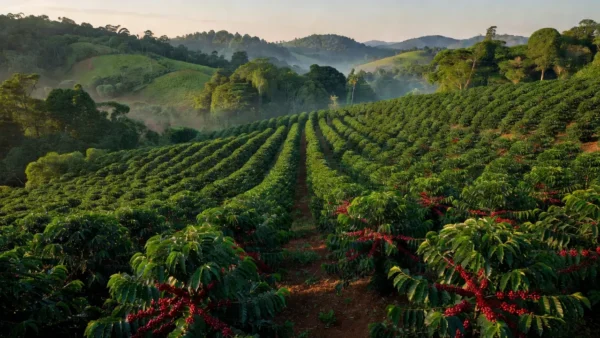 João Florentino é trabalhador rural e participa de mutirões para auxiliar outros produtores em Mimoso do Sul, no Espírito Santo. — Foto: Reprodução/TV Gazeta