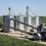 Processamento de oleaginosas em planta industrial com lavouras de soja no Brasil