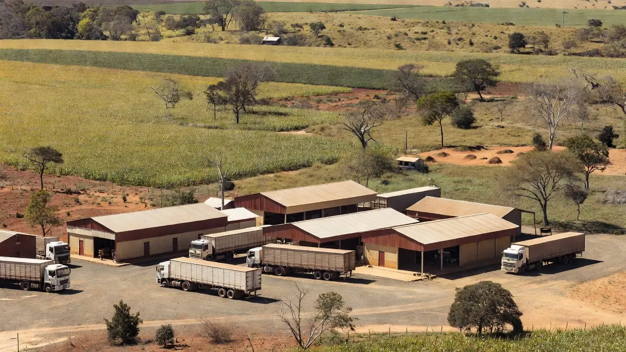 Centro de distribuição da Luft Logistics; empresa testa modelo de unidades menores e mais próximas das regiões produtoras. Crédito: Luft Logistics/Divulgação.