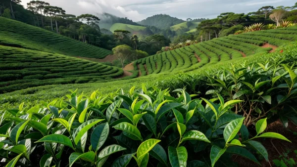 Ervas cultivadas em Santa Maria de Jetibá viram chás premiados na França e chegam a vários estados do Brasil — Foto: TV Gazeta