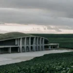 Prédio do STF em Brasília com lavouras de soja ao fundo, crise no agronegócio
