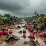 Morango cravejado em São José do Rio Preto (SP) — Foto: TV TEM/Reprodução