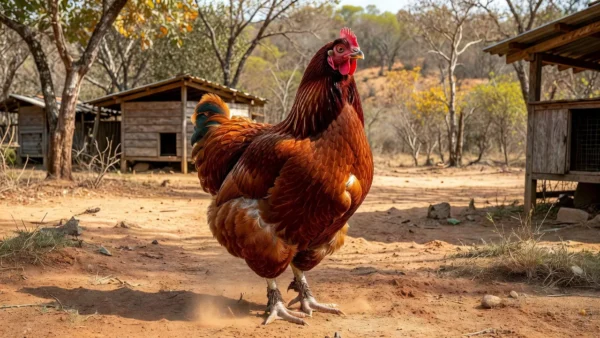 Franga da raça Índio Gigante, criada no Norte de Minas, foi comprada por um produtor paulista