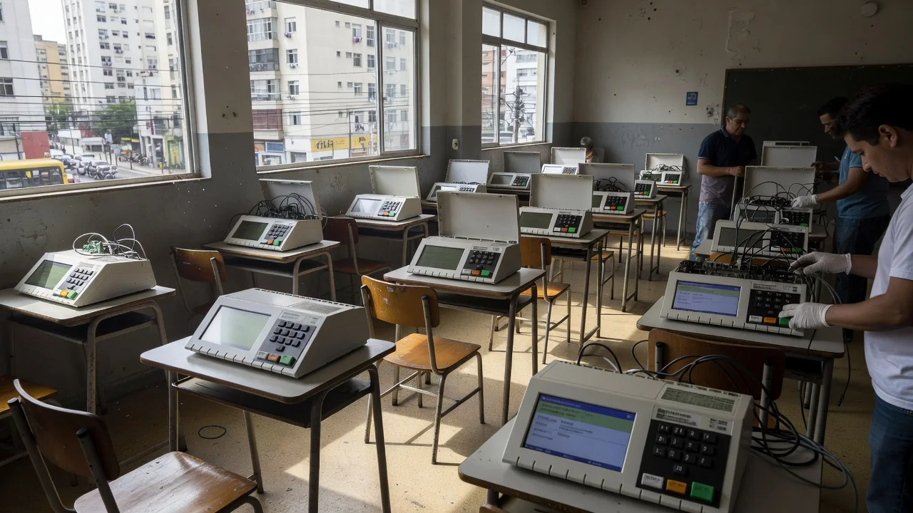 Urnas eletrônicas substituídas em eleições em São Paulo