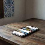 Smartphone com Instagram representando decisão do TSE sobre posts da CUT