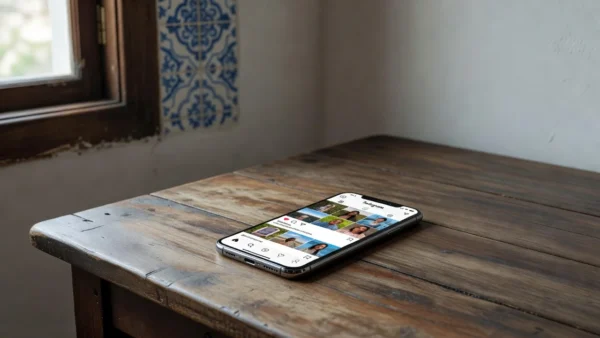 Smartphone com Instagram representando decisão do TSE sobre posts da CUT