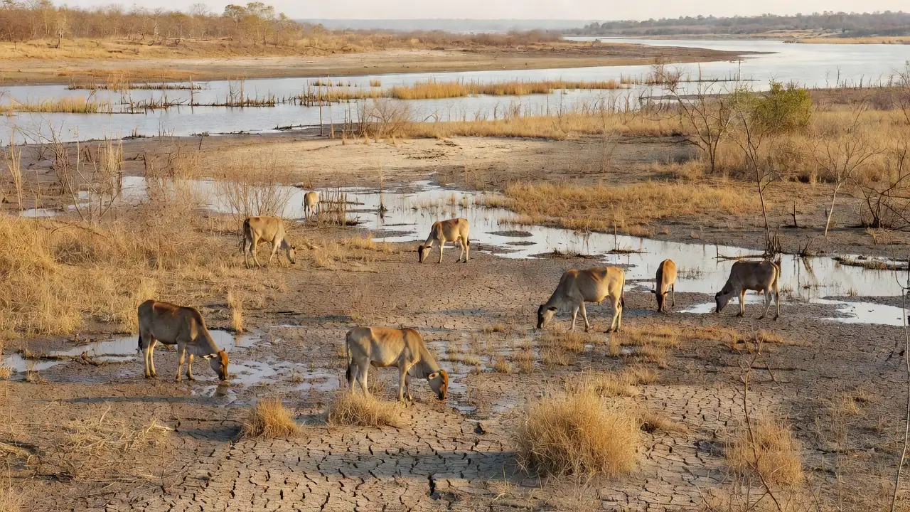 Bezerros recebem alimentação controlada durante experimento de retenção na Fazenda Aparecida, no Pantanal de Mato Grosso do Sul.