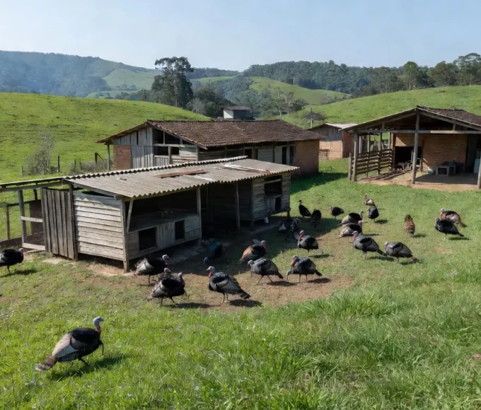 Em três dias, foram visitadas 256 propriedades com criação de aves de subsistência e 96 propriedades comerciais — Foto: Kelly Magri/Cidasc