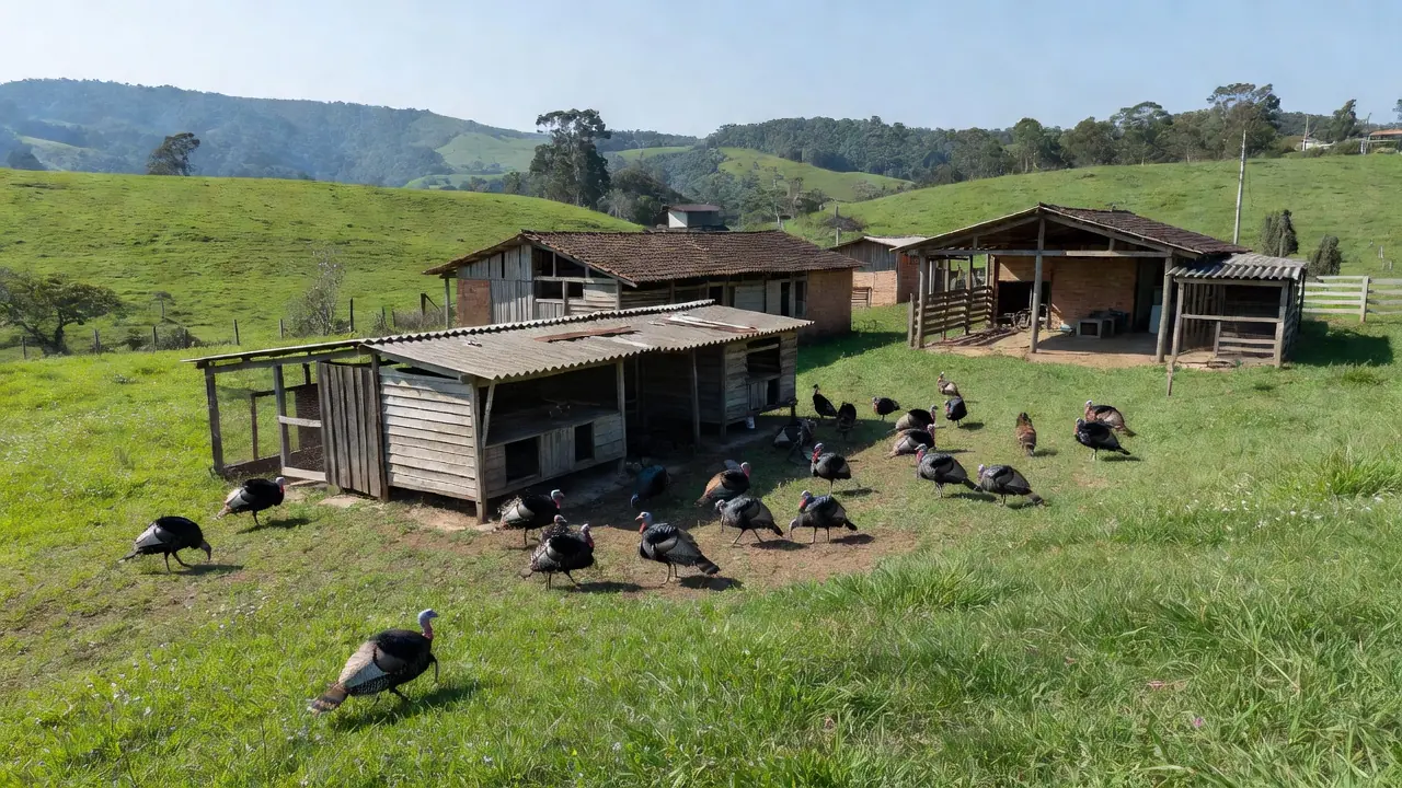 Em três dias, foram visitadas 256 propriedades com criação de aves de subsistência e 96 propriedades comerciais — Foto: Kelly Magri/Cidasc